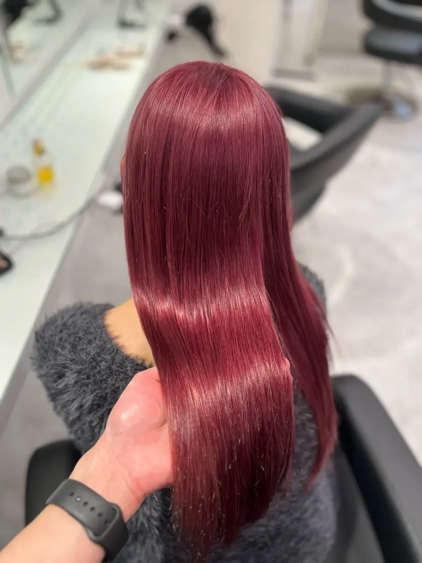 カラー カット ヘアカラー トリートメント ブリーチなし透明感 💗RYOTAのヘアスタイル