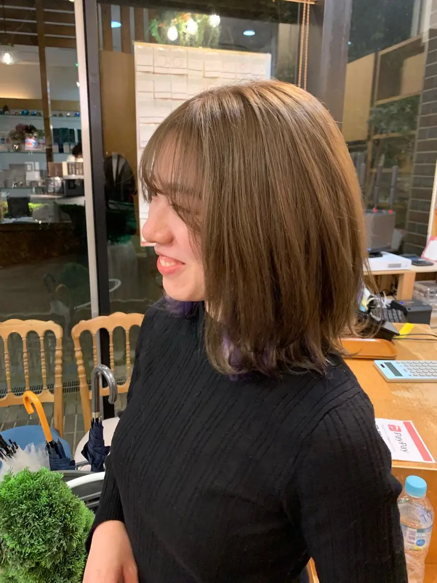ミディアム 加藤 凌のヘアスタイル