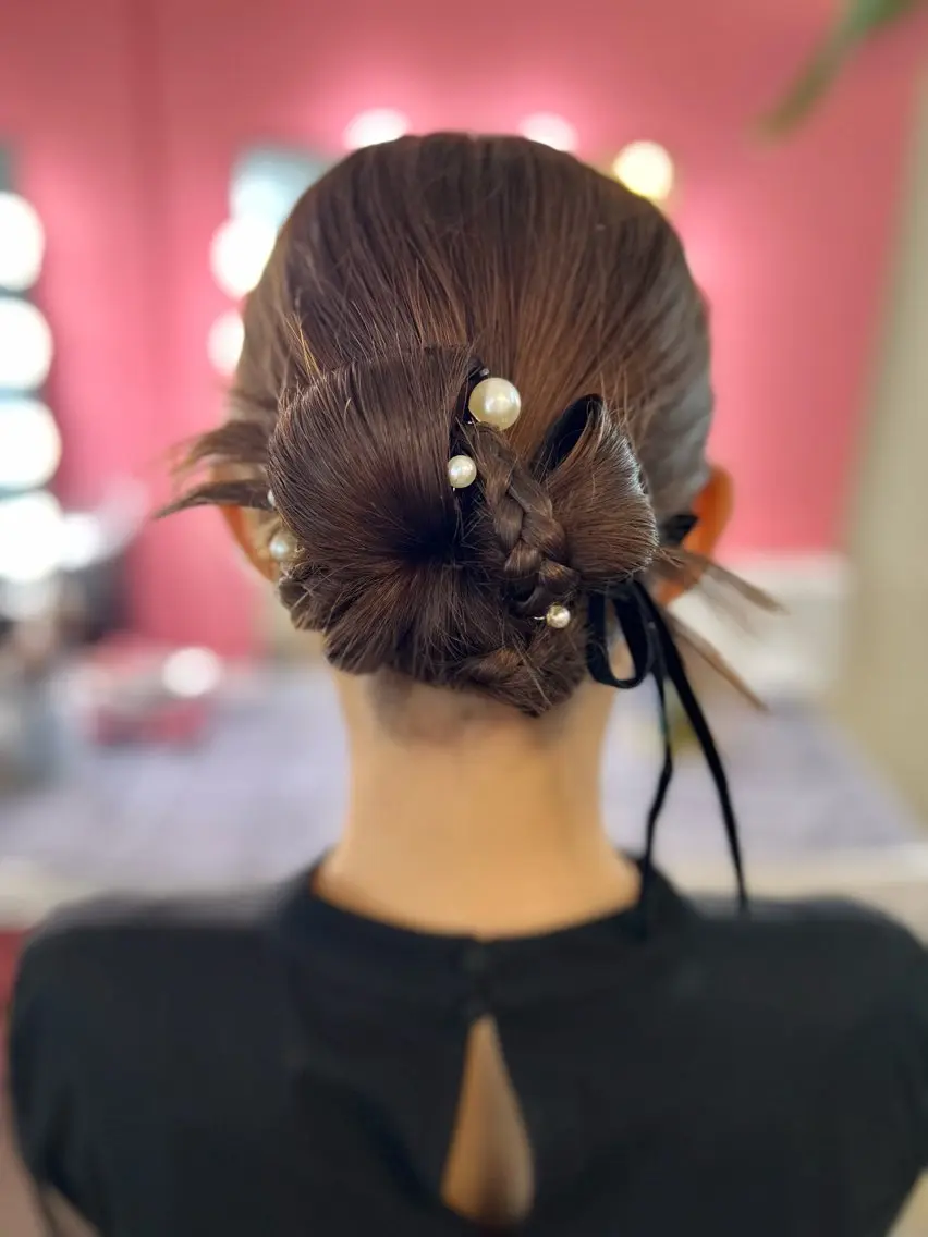 セミロング ヘアセット 北本 美幸のヘアスタイル