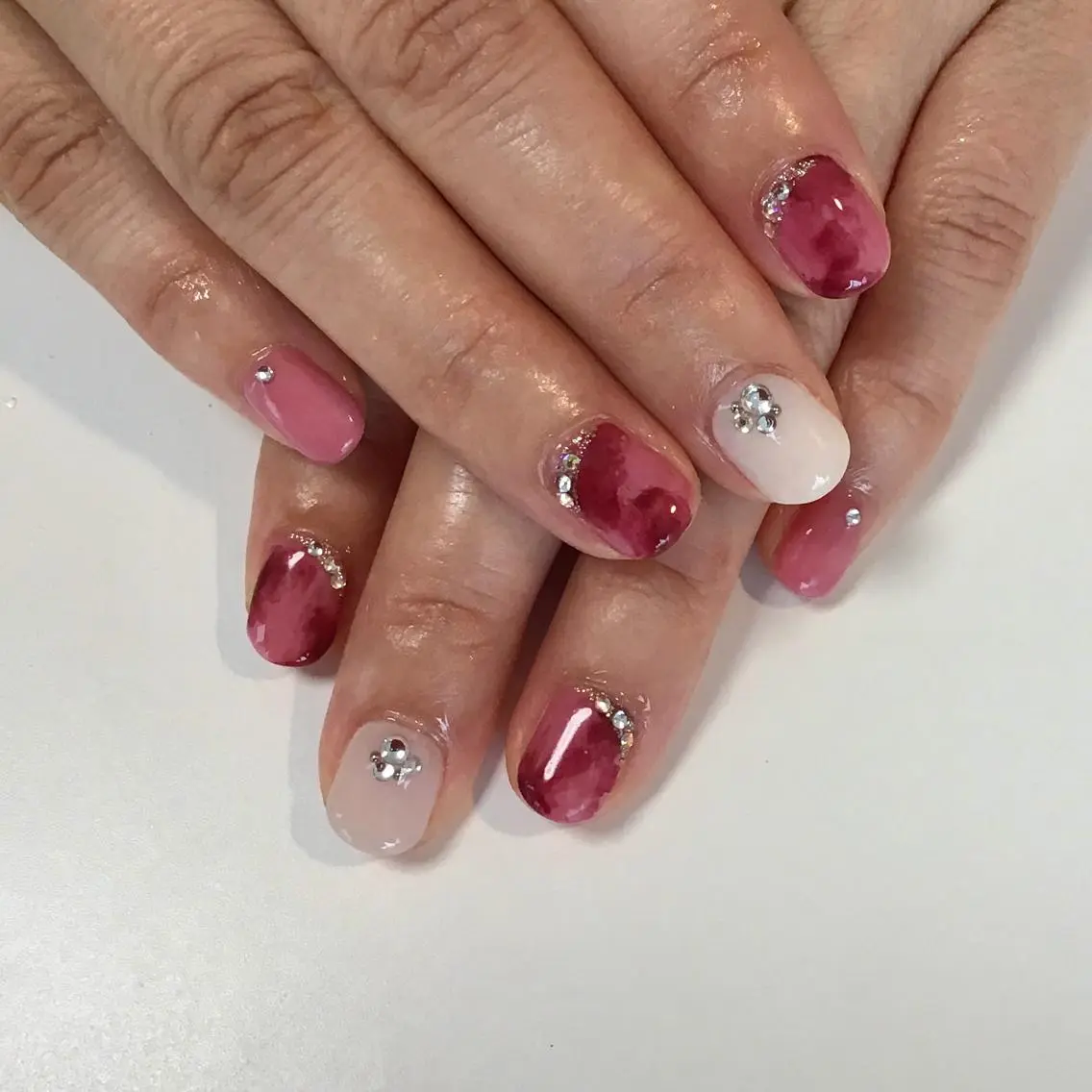 ネイル ボルドー ネイリスト モリシタのネイルデザイン