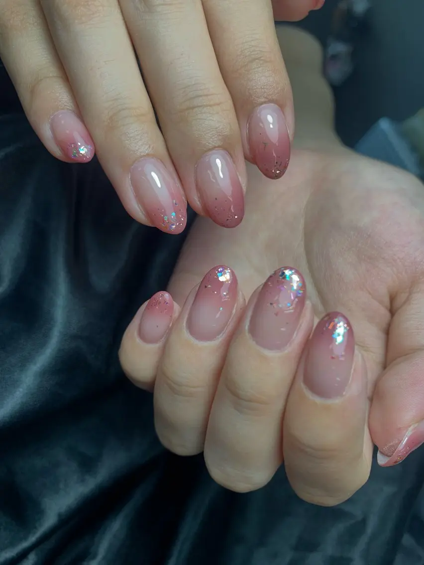 ネイル 韓国ネイル 持ち込み ニュアンスネイル ネイルチップ ハンドネイル LISA ANA.CHUOのネイルデザイン