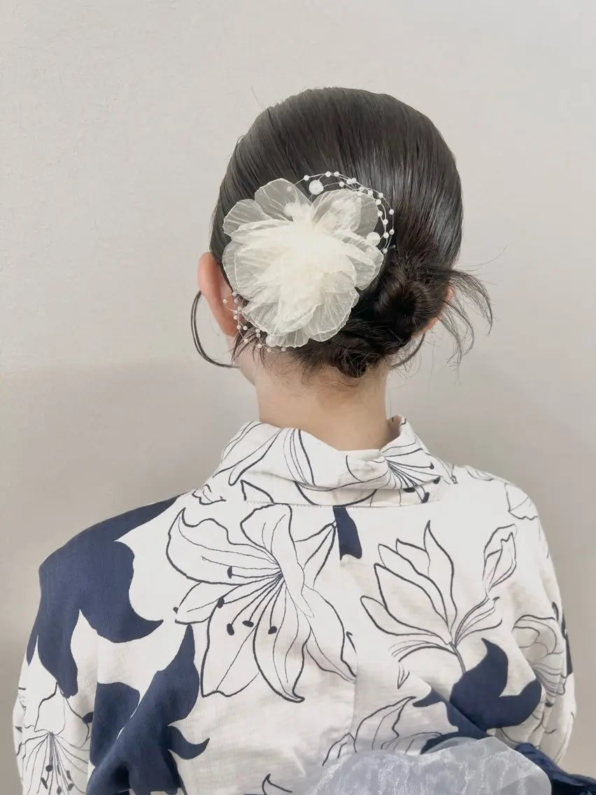 ミディアム ヘアアレンジ ヘアセット ヘアセットヘッドスパ Miraiのヘアスタイル