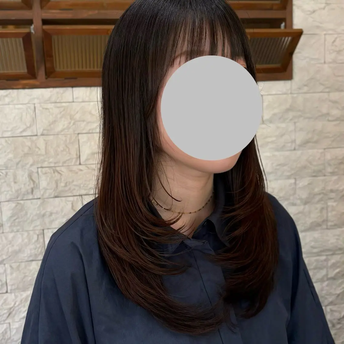 ロング 坂本菜摘 |レイヤーカットのヘアスタイル
