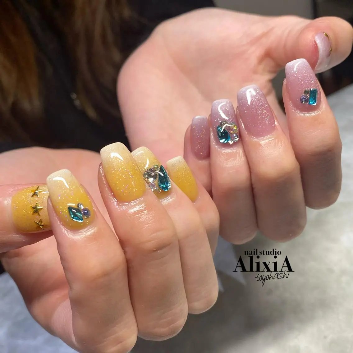 ネイル ハンドネイル AlixiA ゆみのネイルデザイン