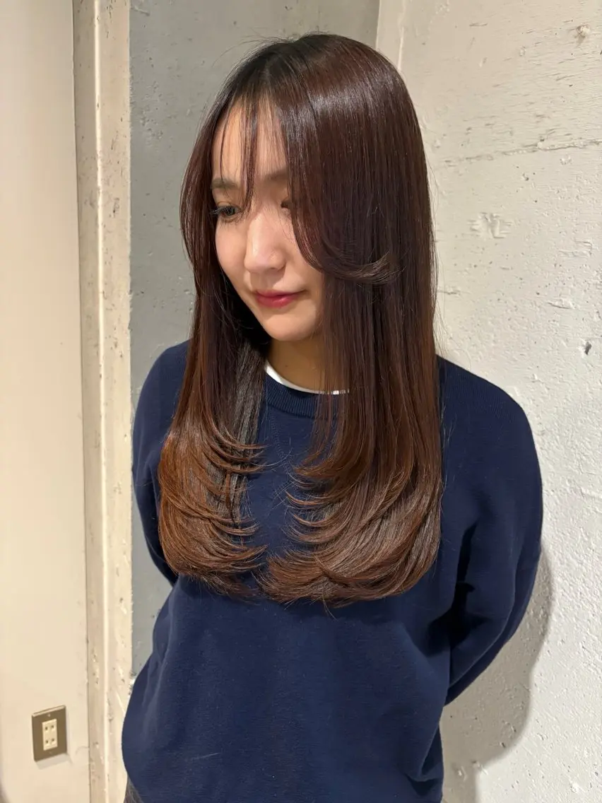 ロング カット トリートメント Juna✂️ レイヤー / ボブのヘアスタイル