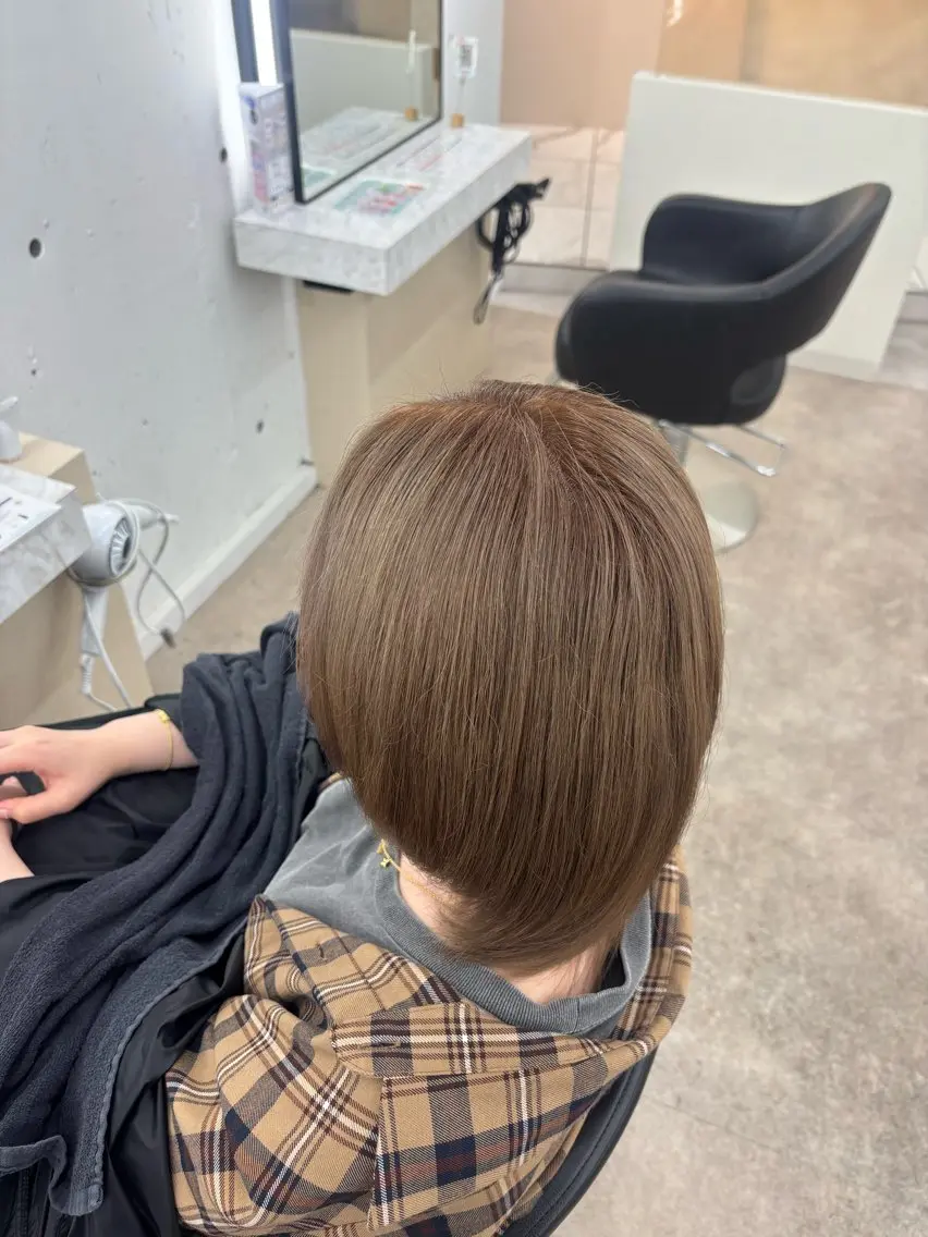 カラー ブラウンカラー 透明感カラー ヘアカラー トリートメント 木内 大地のヘアスタイル