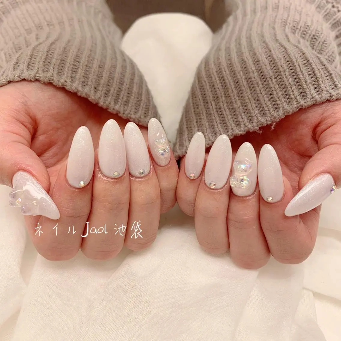 ロング ネイルJaol 池袋のネイルデザイン