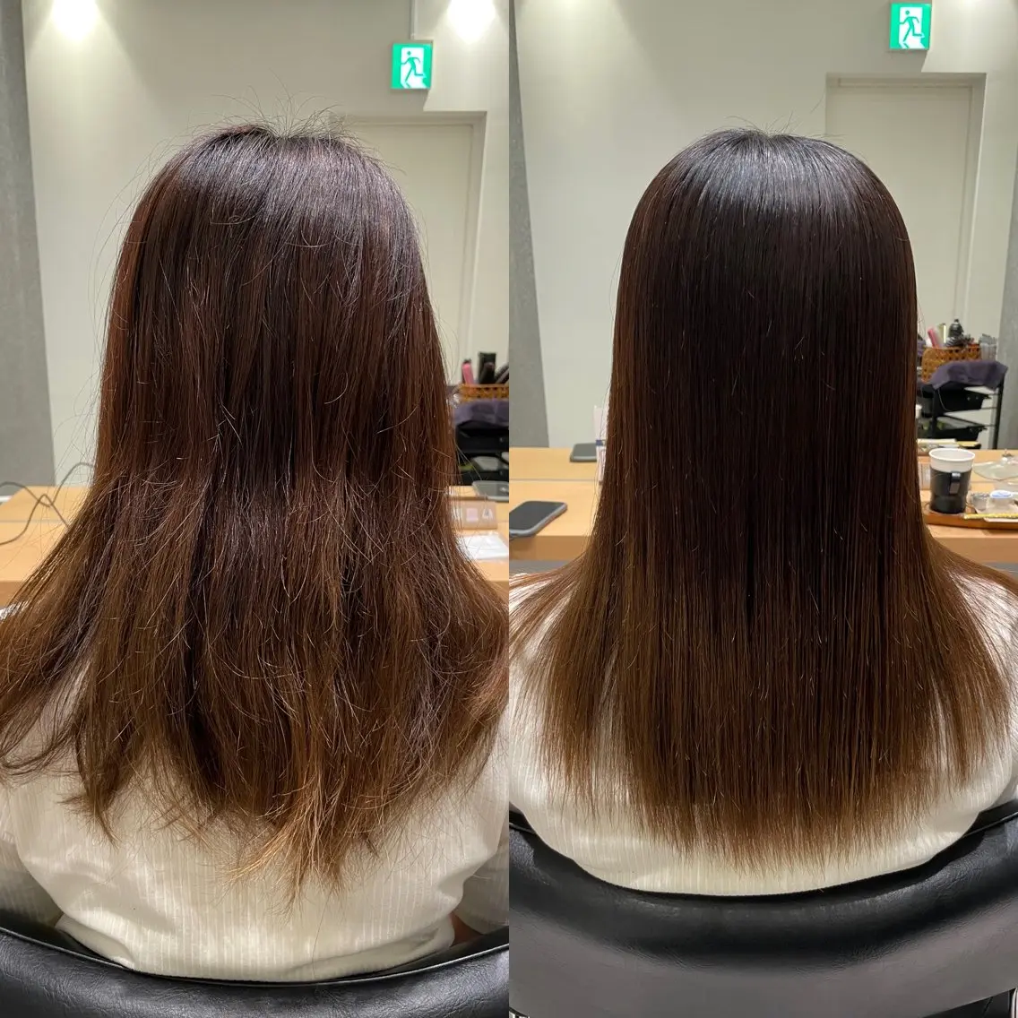 セミロング 髪質改善 トリートメント トリートメント ヘッドスパ 髪質改善ヘアケア 艶髪特化/上田のヘアスタイル