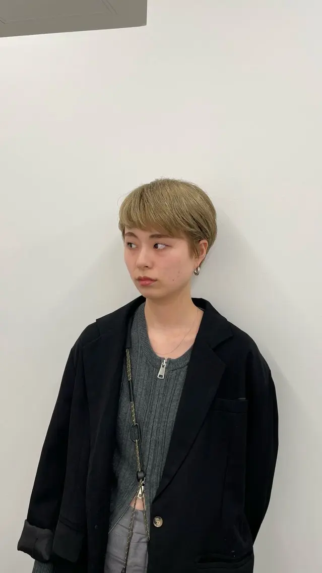 ショート カラー 葵🫧髪質改善/ つや髪✨梅田のヘアスタイル