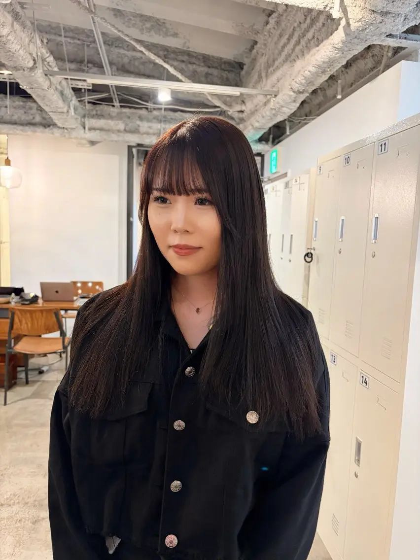ロング カット ヘアカラー 🧣misaki 🧣のヘアスタイル