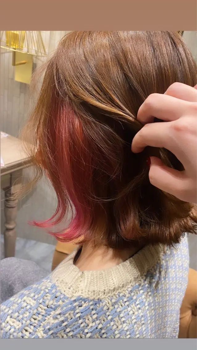 ショート カラー ハイトーン/ダブル カラー/akihoのヘアスタイル