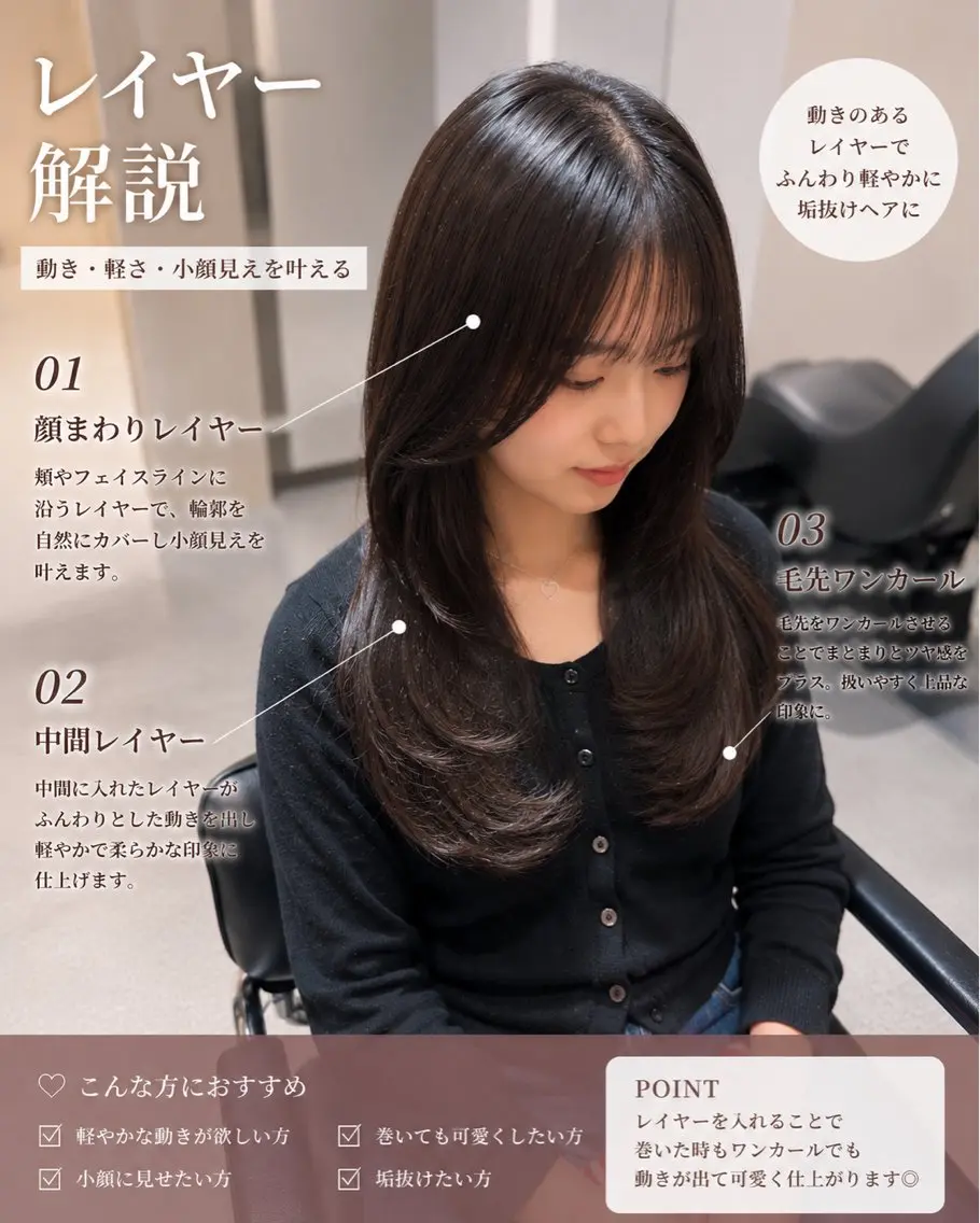 ロング 池袋髪質改善縮毛矯正 韓国×レイヤー専門のヘアスタイル