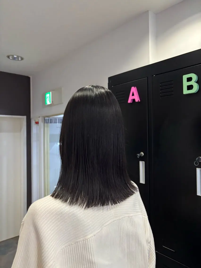ミディアム 井手上 華のヘアスタイル