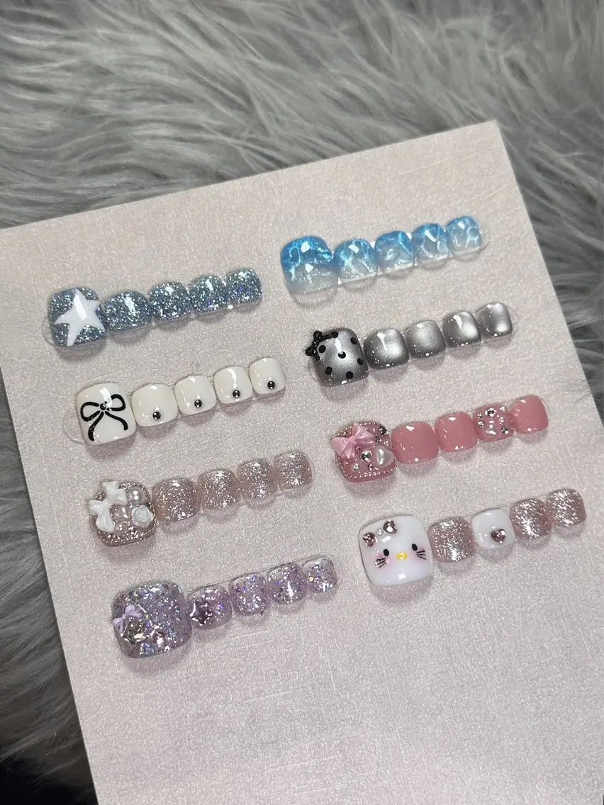 【FOOT✨超お得定額デザイン🎀】SNS人気トレンドガーリー/ワンホン定額コース¥9900の写真