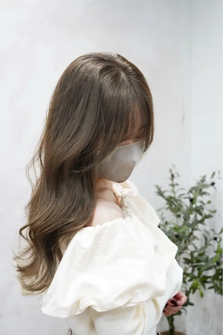カラー ヘアカラー ✨ブリーチなしカラー ×髪質改善✨松村 潤のヘアスタイル