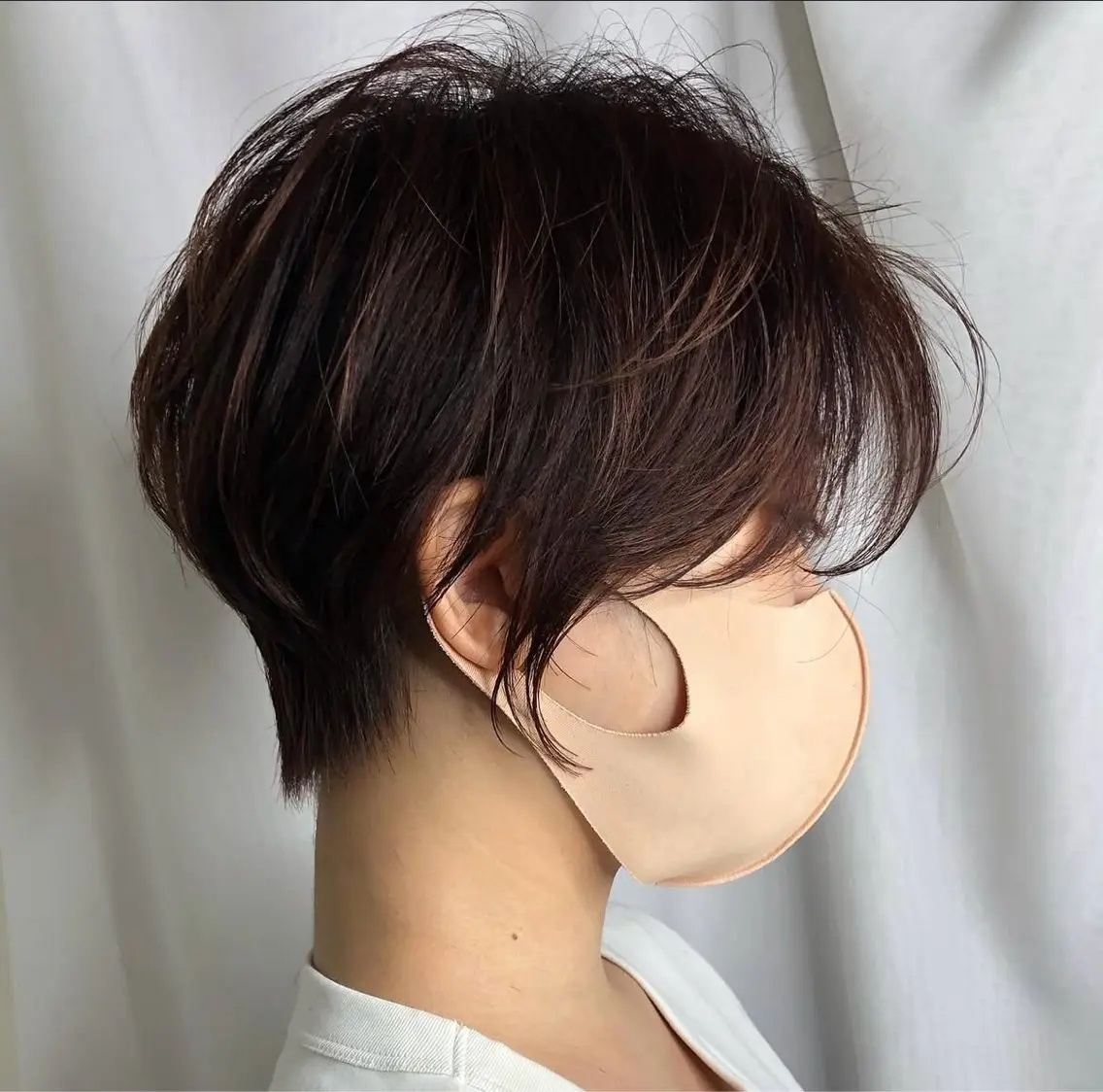 ショート カラー マエダ シュンのヘアスタイル