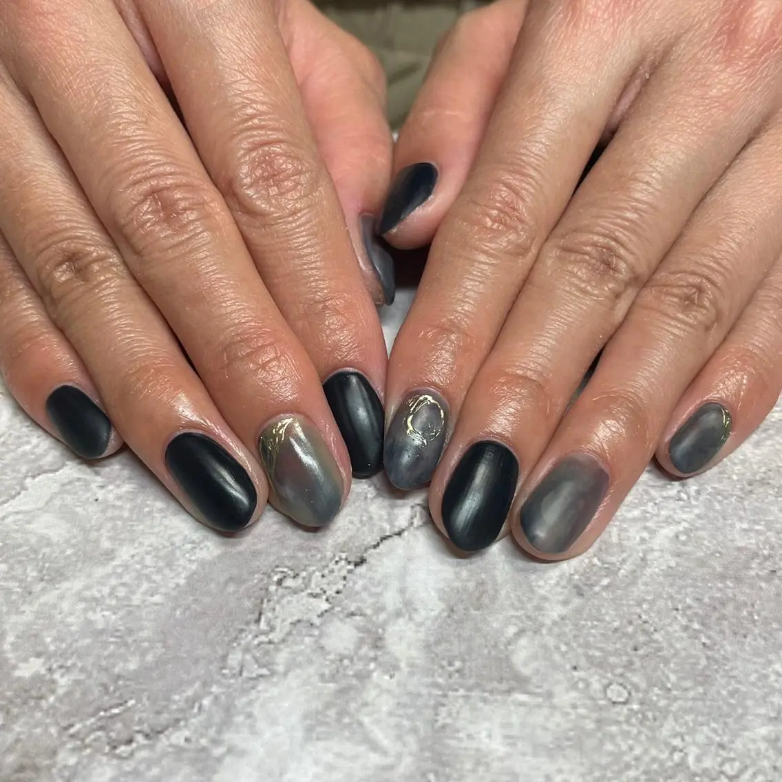 ネイル アートネイル ジェルネイル マットネイル ニュアンスネイル Nail doroomのネイルデザイン