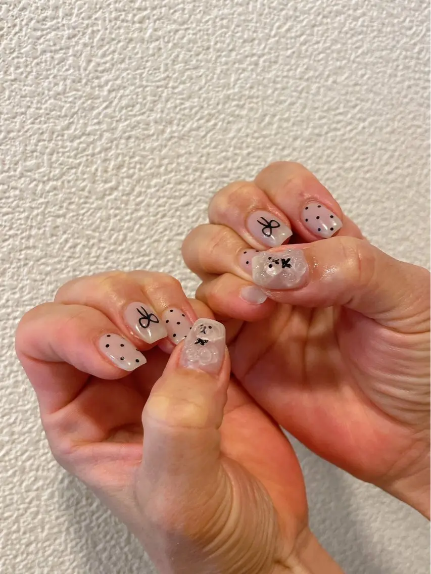 ネイル オーロラネイル フットネイル フレンチネイル ジェルネイル 韓国ネイル ハンドネイル kiki nail &brow二子玉川のネイルデザイン