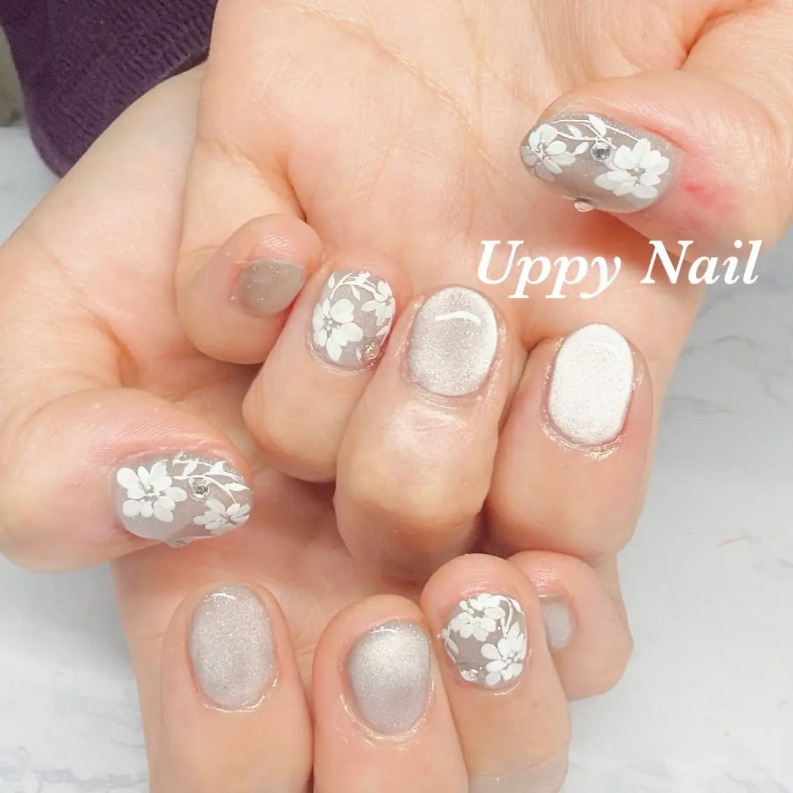 ネイル ブライダルネイル ハンドネイル Uppy Nail ukyoのネイルデザイン
