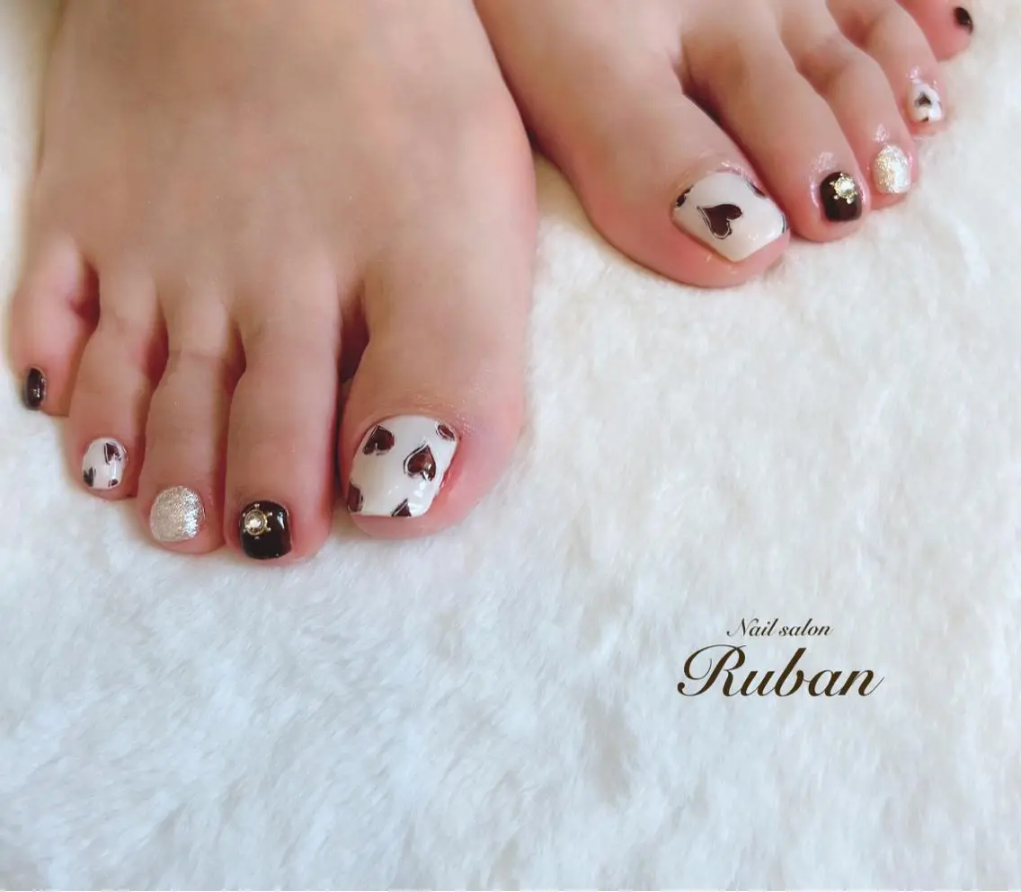 ネイル フットネイル Nail salon Rubanのネイルデザイン