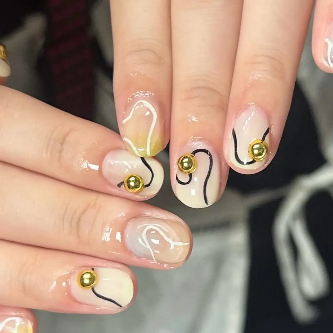ネイル ニュアンスネイル アンリッシュ新宿店 ookuraのネイルデザイン