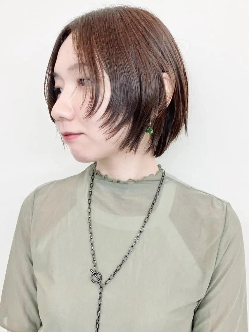 ショート ボブレイヤー ボブ レイヤーカット カット fumikaハイトー ン/レイヤーカットのヘアスタイル