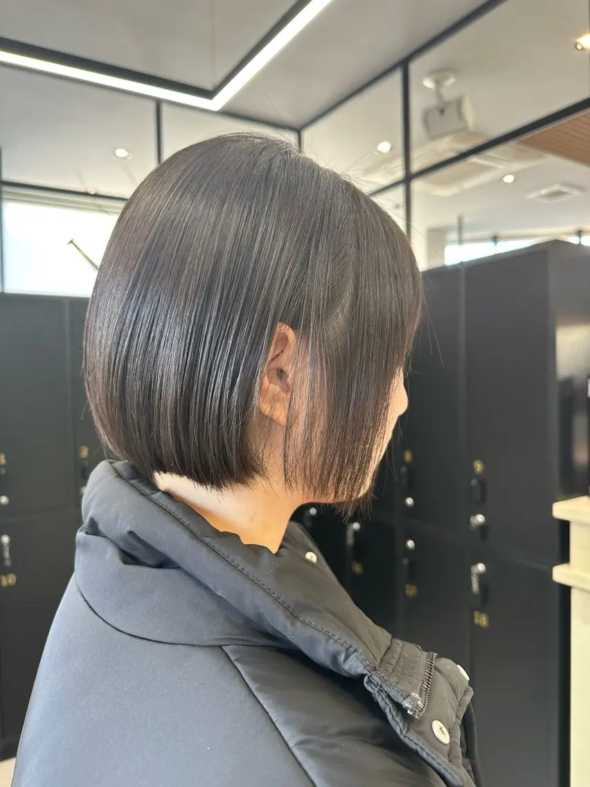 ショート カット ヘアカラー トリートメント 【育休中】EARTH 荒井店HARUNAのヘアスタイル