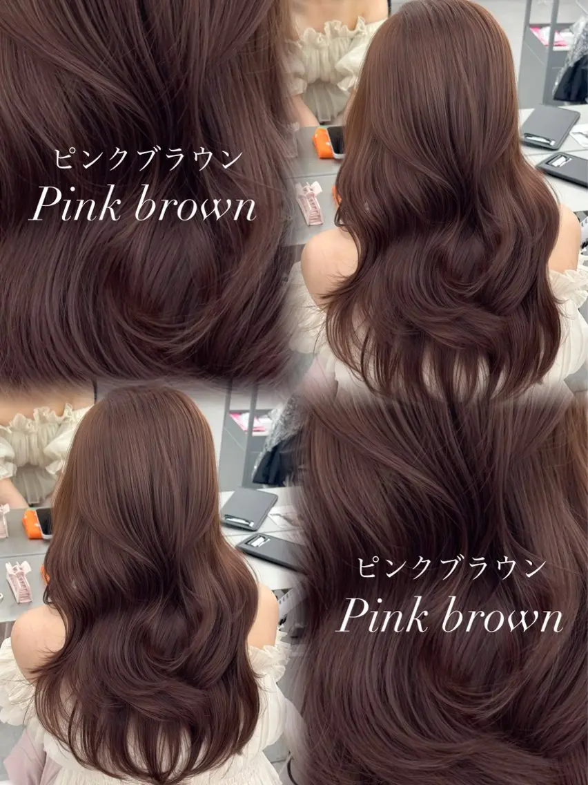 ロング カラー カット ヘアカラー トリートメント 韓国ヘア　紗希 🦋のヘアスタイル