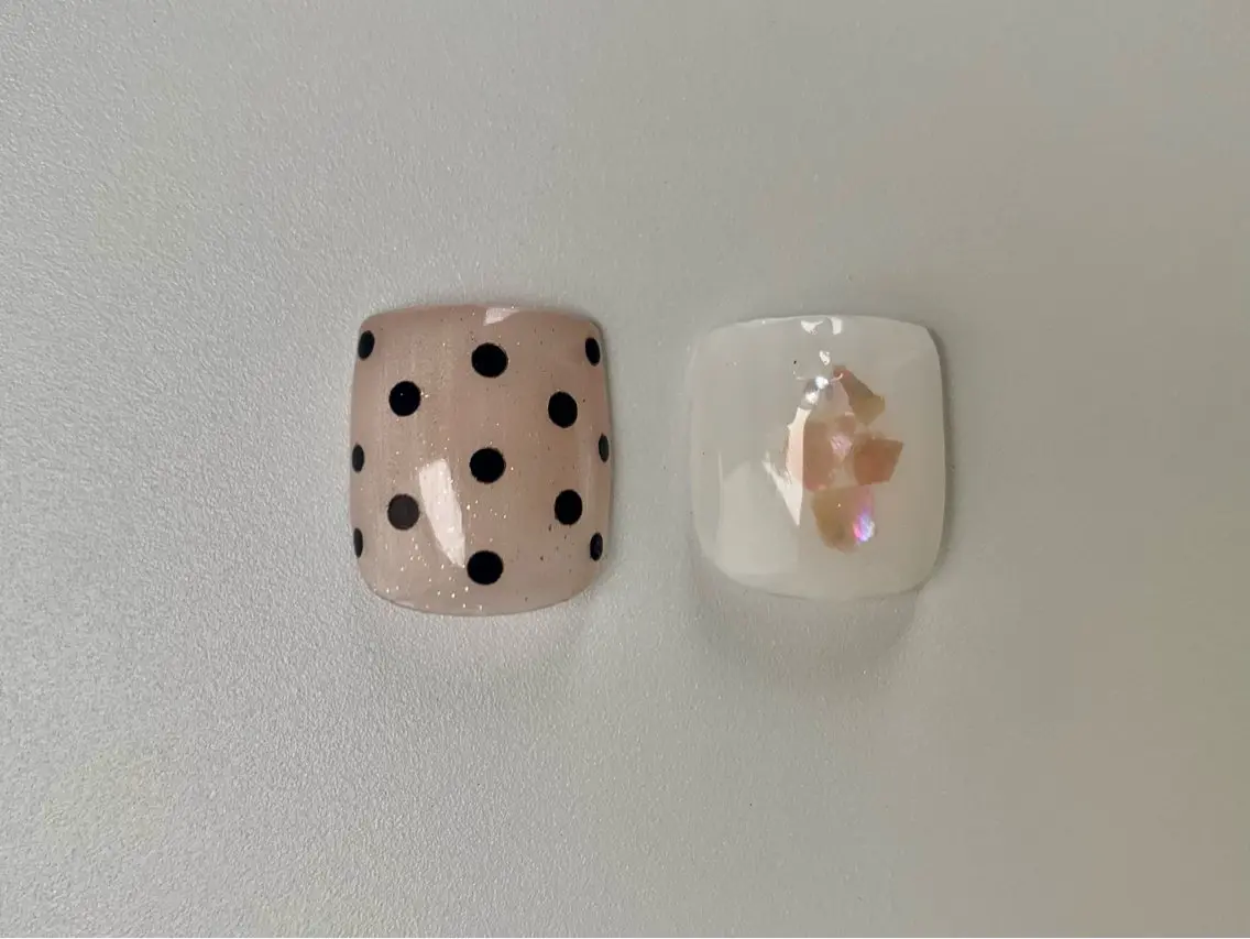ネイル フットネイル 芳賀 暦美のネイルデザイン