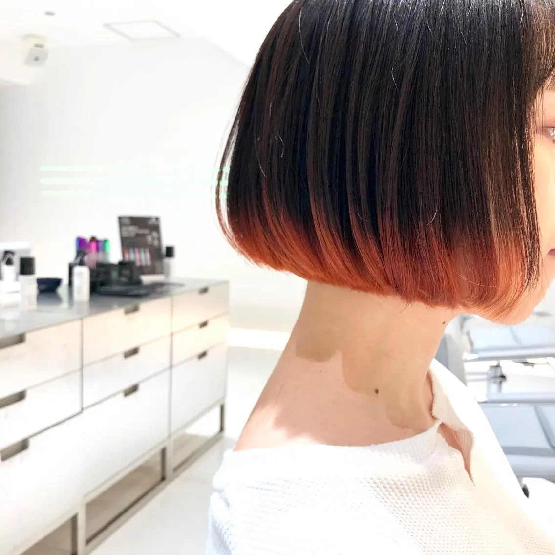 ショート カラー レイズ 立川のヘアスタイル