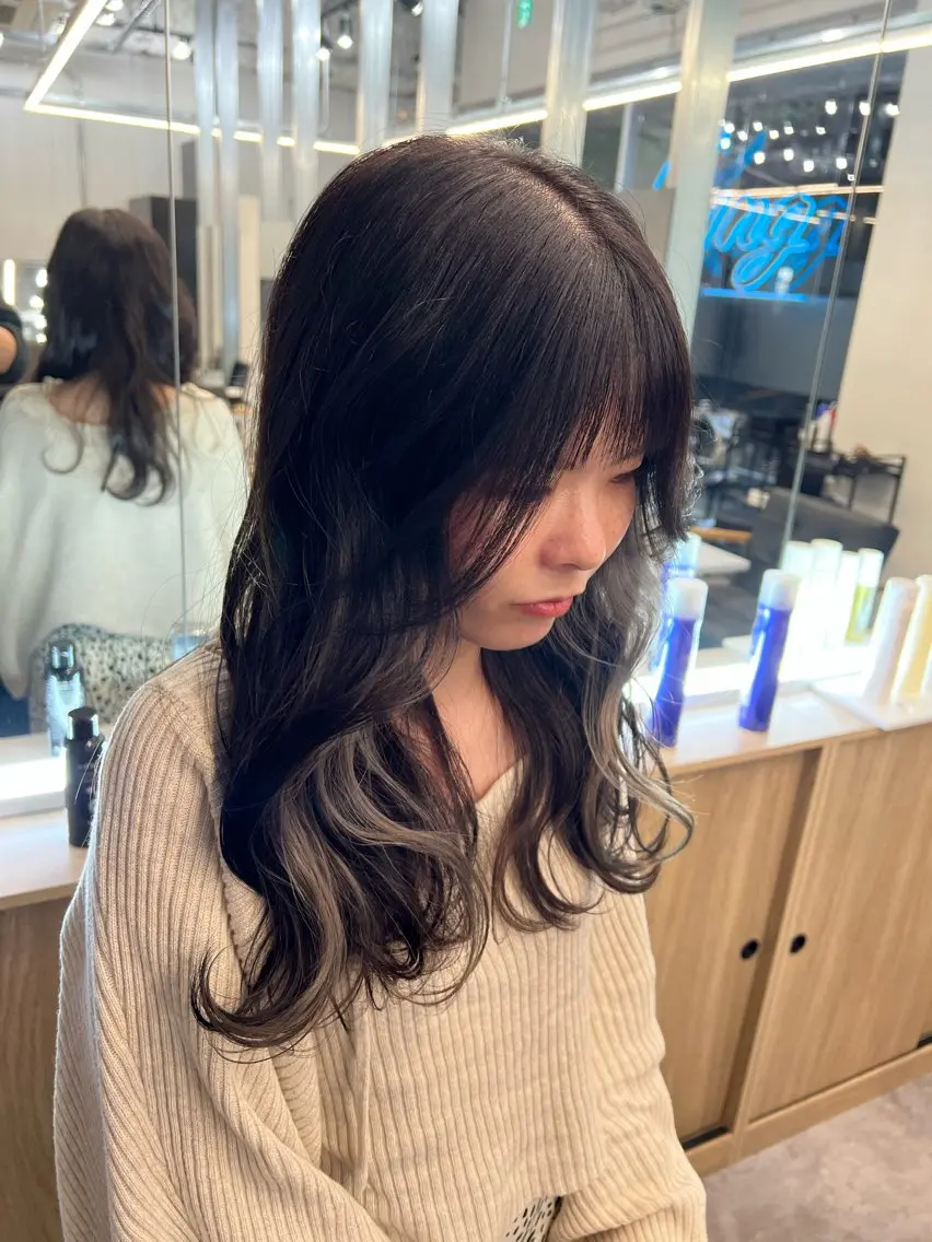 ミディアム カラー 荒金 大翔のヘアスタイル