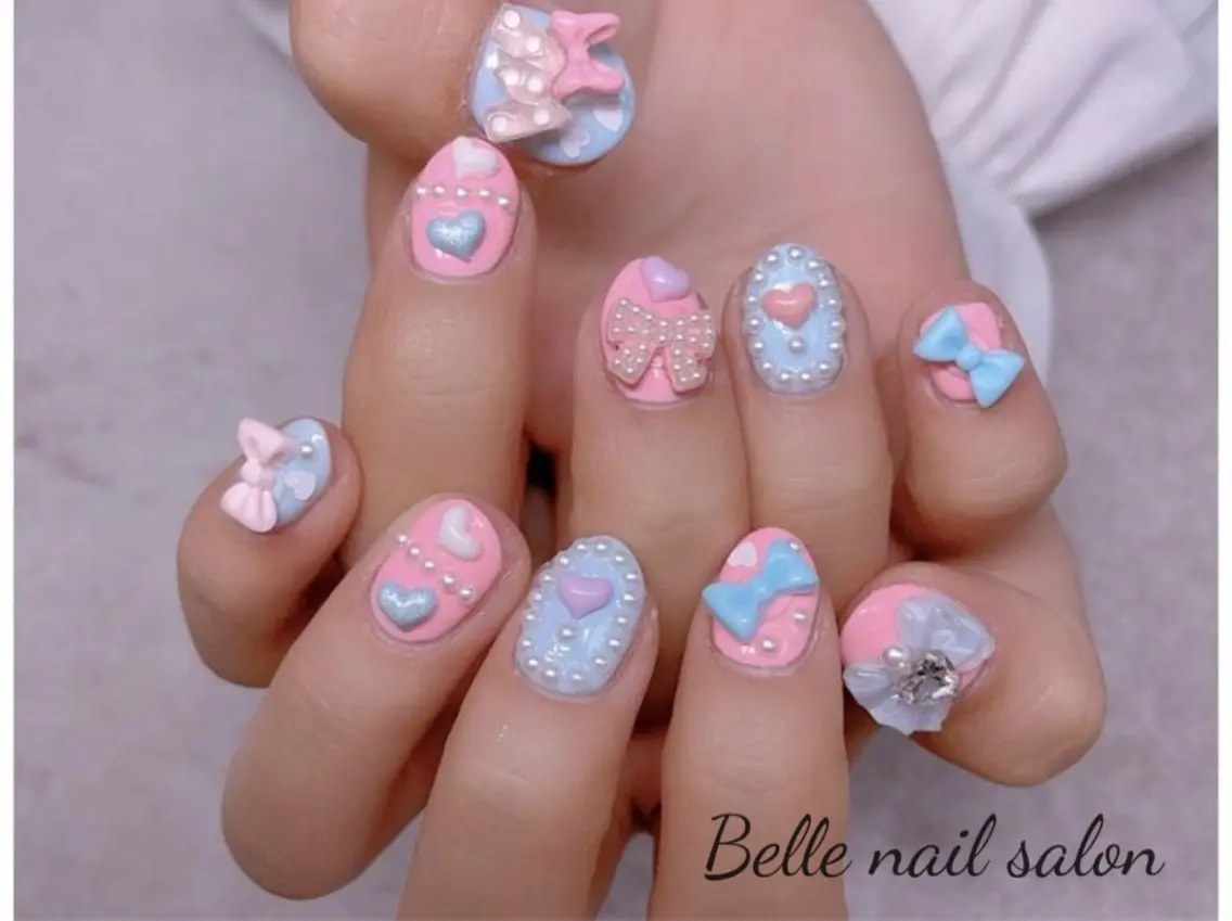 ネイル オーロラネイル フットネイル 韓国ネイル ラメ(グリッター) ラメグラデーション Belle nail salon 新小岩のネイルデザイン