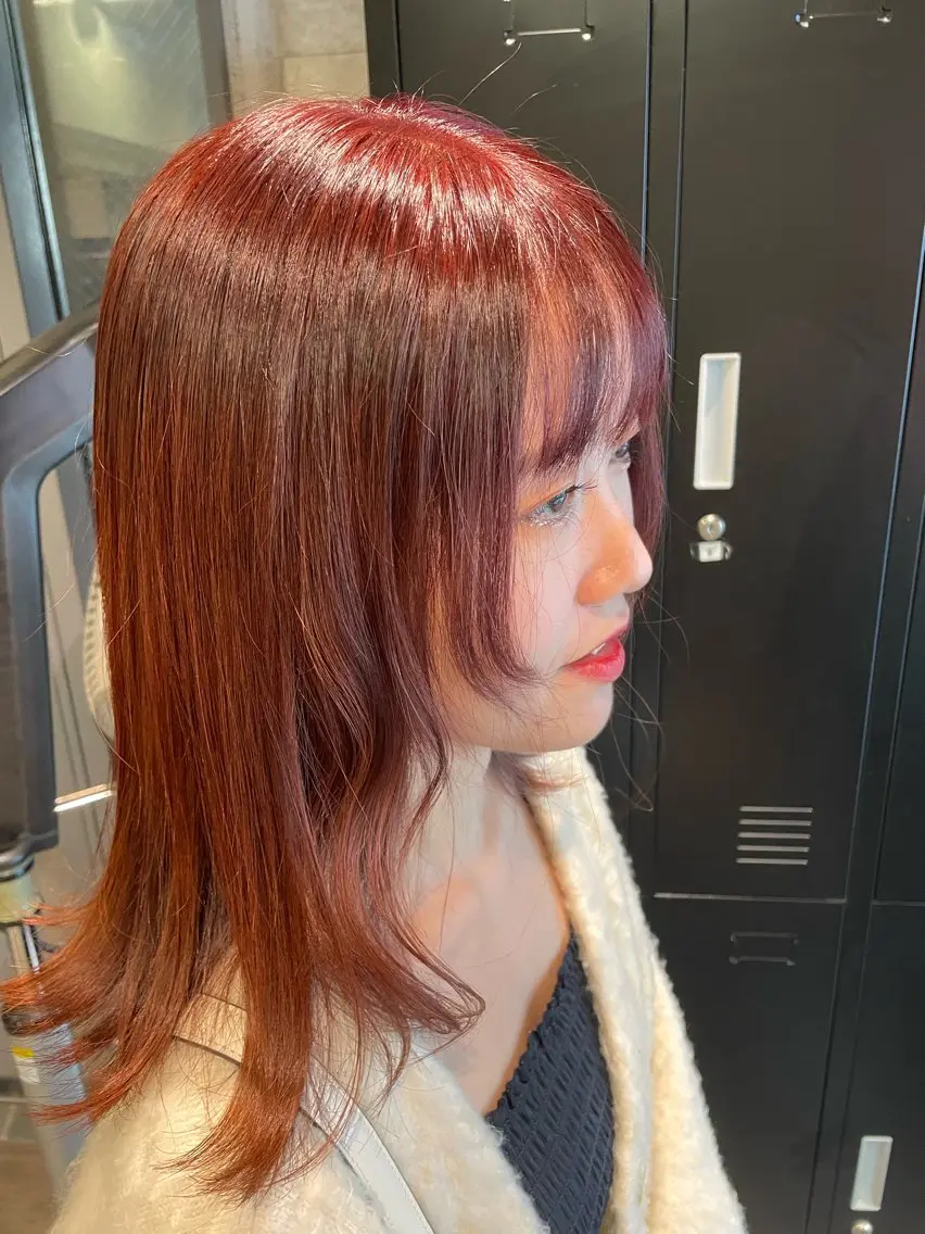 ミディアム PANOLA下北沢 中川夢菜のヘアスタイル
