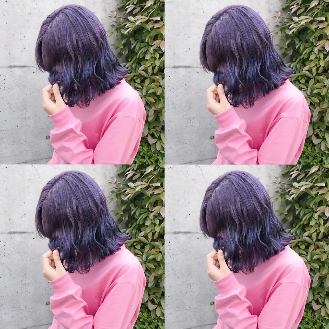 ミディアム カラー ヘアアレンジ ヘアカラー トリートメント TAKUMAブリーチ /切りっぱなし🪽のヘアスタイル