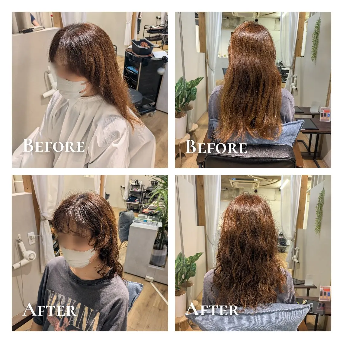 【ロングの方限定】カット+シルキーパーマ+生トリートメントの写真