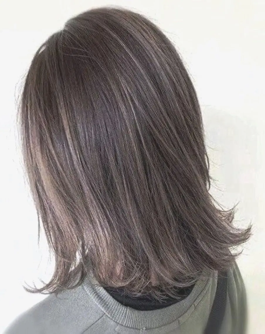 ミディアム カラー ハイライトカラー ハイライト カット ヘアカラー トリートメント 山﨑 大暉【ダブルカラー】のヘアスタイル