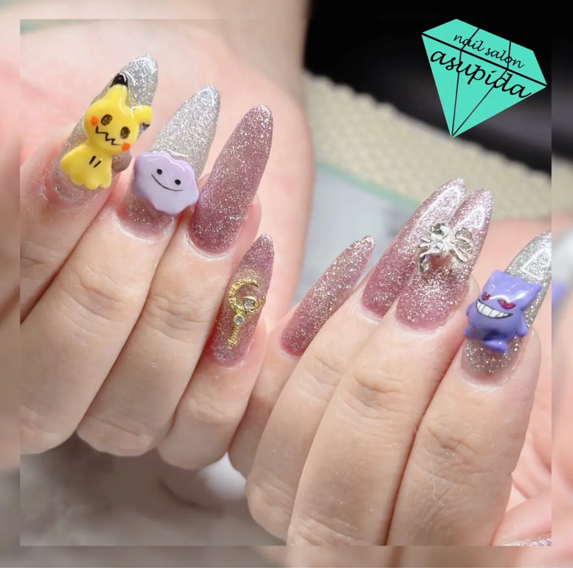 ネイル ハンドネイル nail salon asupidaのネイルデザイン