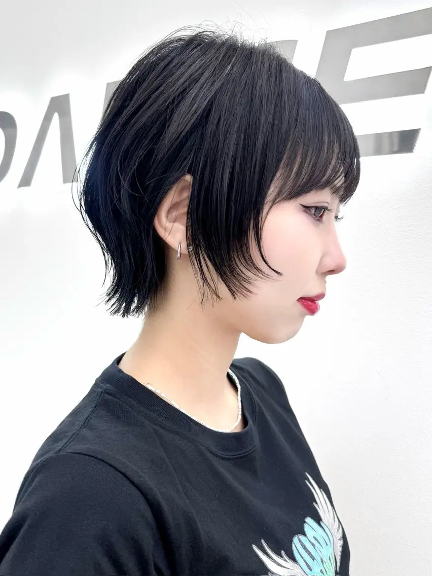 ショート カラー ヘアアレンジ 縮毛矯正🤍 盛れるボブ/ひかりのヘアスタイル