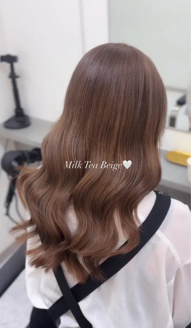 カラー ヘアカラー 韓国レイヤー艶カラー ブリーチ otohaのヘアスタイル