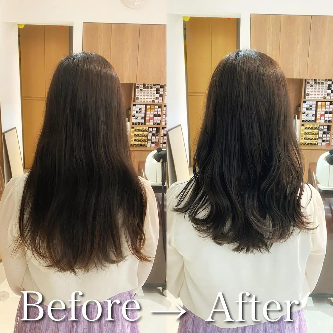 ロング ヘアアレンジ 韓国風ヘア レイヤーカット 髪質改善特化 安東駿介のヘアスタイル