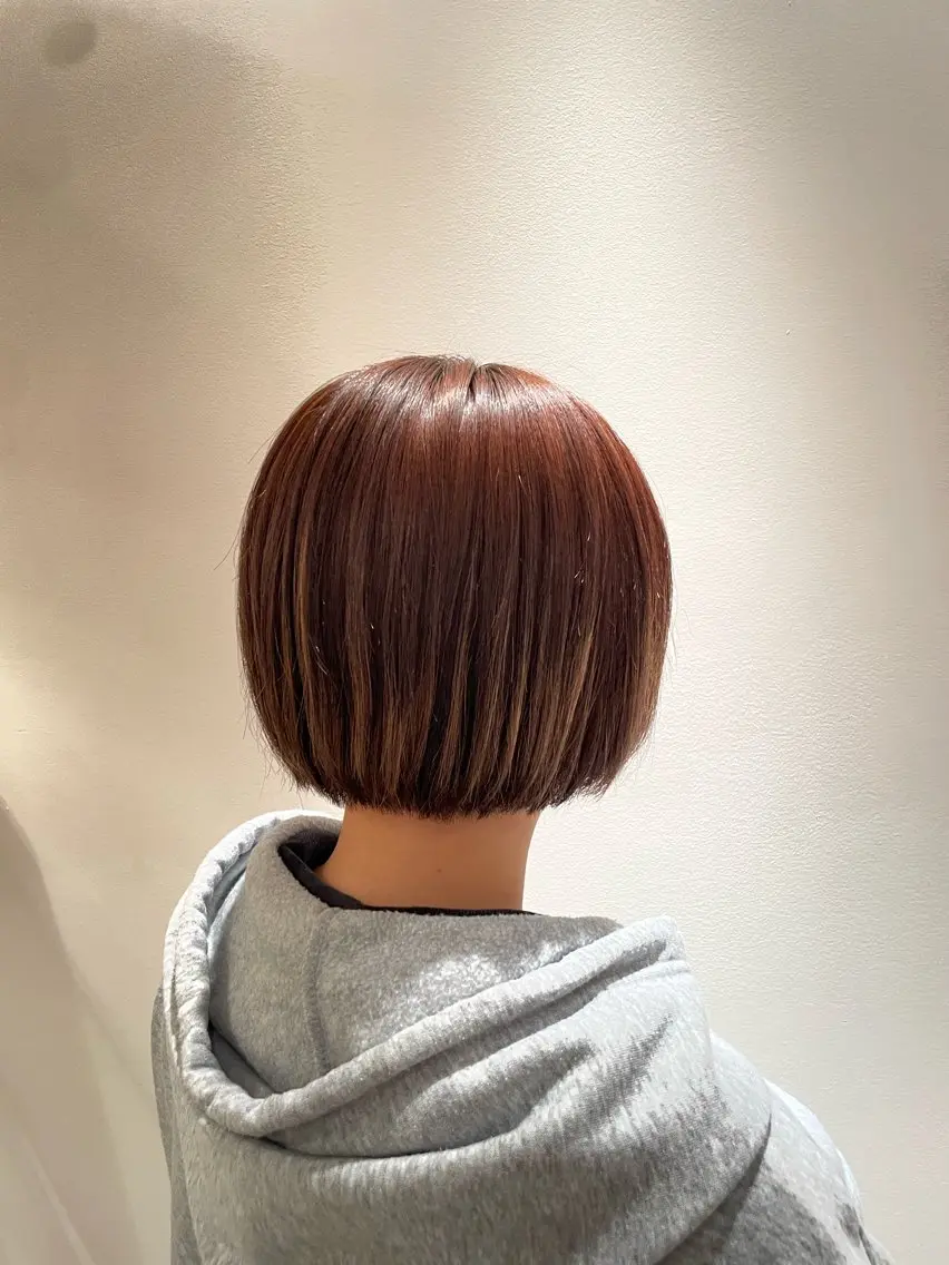 ショート ボブ レナークアリア 梅津美憂のヘアスタイル