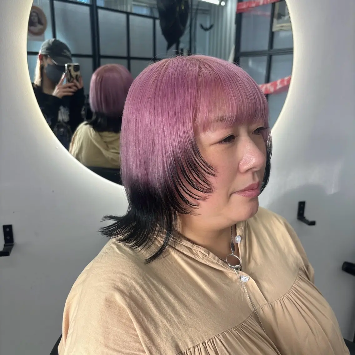ミディアム カラー ヘアカラー Ren. 🦋デザインカラーのヘアスタイル