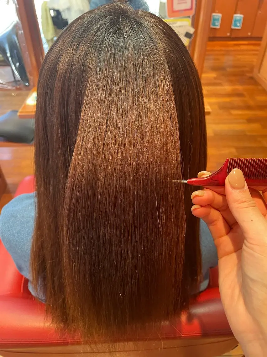ロング 栗田 桃のヘアスタイル