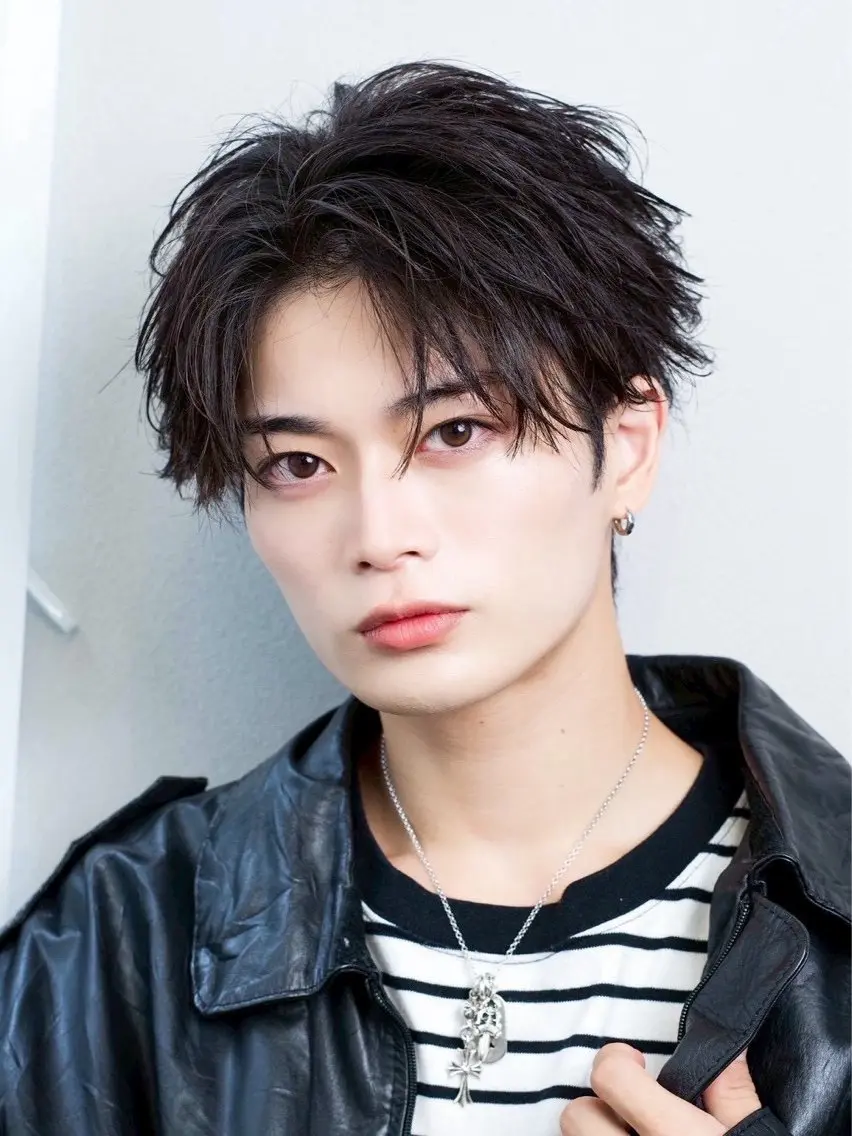 パーマ パーマ トリートメント 角戸 嵐のヘアスタイル