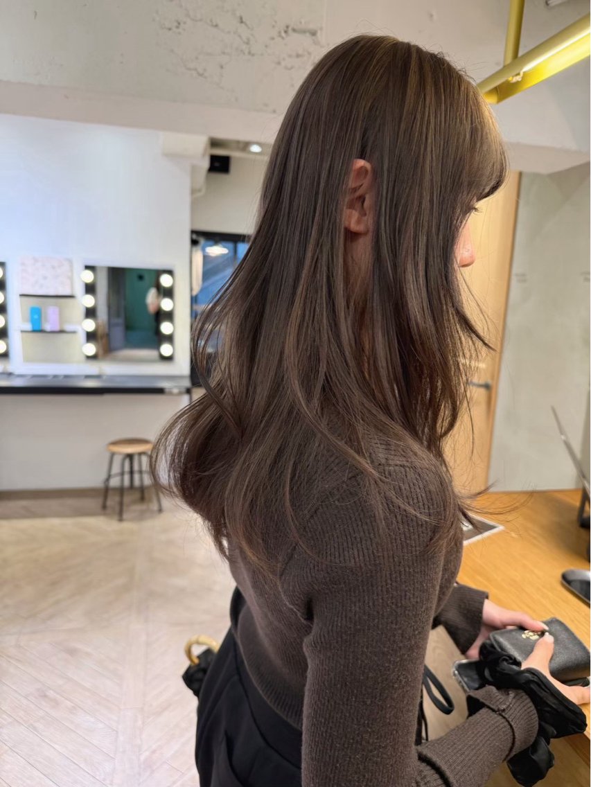 カラー ヘアカラー 🪺透明感カラー/ 暖色/カエデ🪺のヘアスタイル