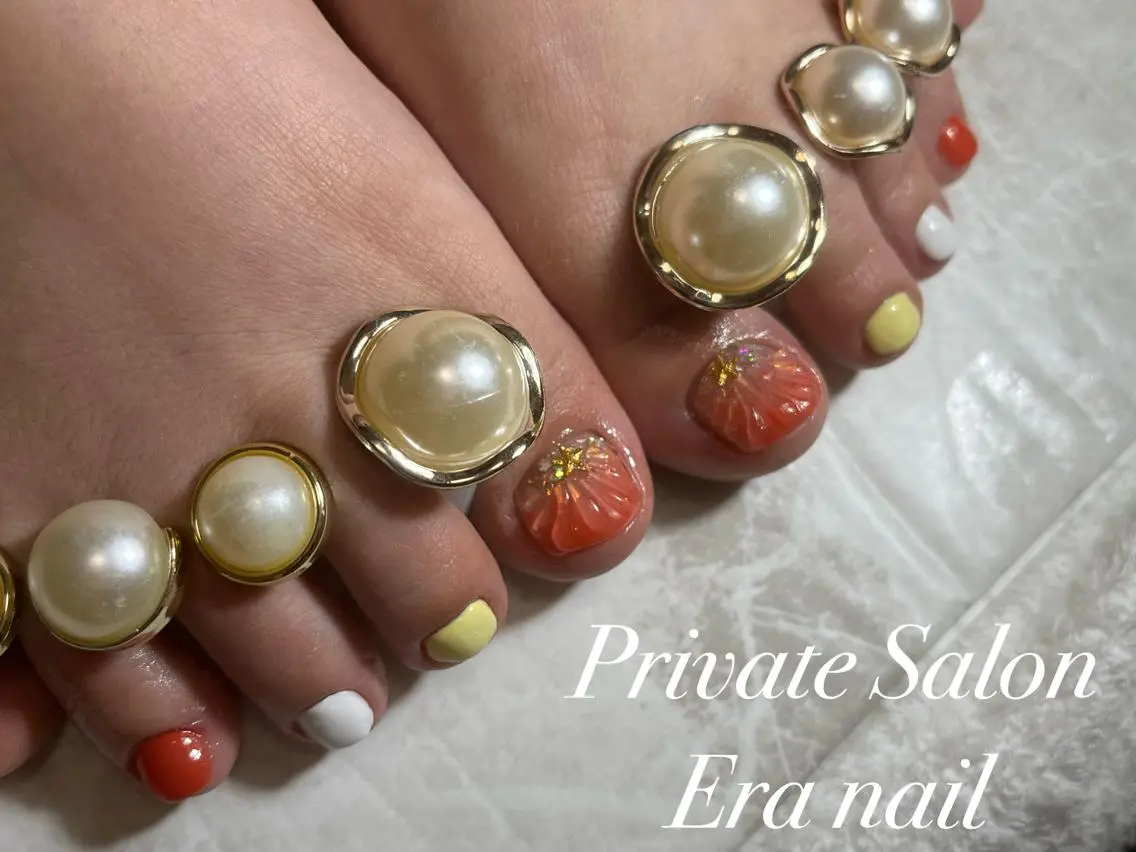 ネイル フットネイル フットネイル Era nailのネイルデザイン