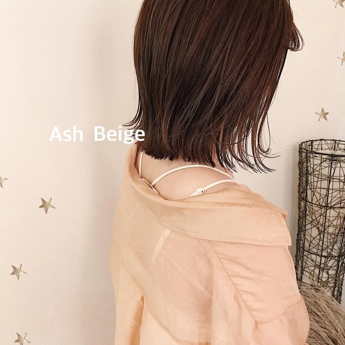 ミディアム カラー カット ヘアカラー 市川 千夏のヘアスタイル
