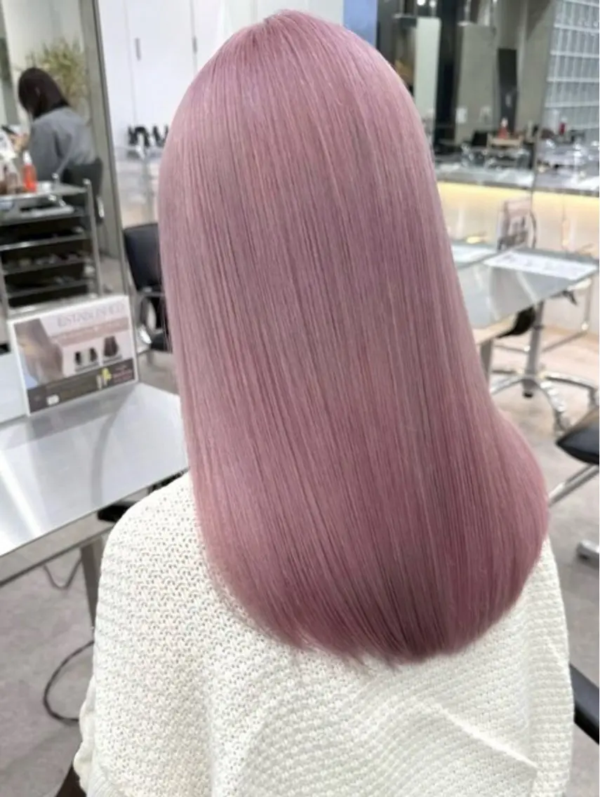 カラー ベージュカラー ブリーチ 透明感カラー ダブルカラー ハイトーンカラー ヘアカラー あつき/パーマ/縮毛 /ブリーチ特化🌟のヘアスタイル