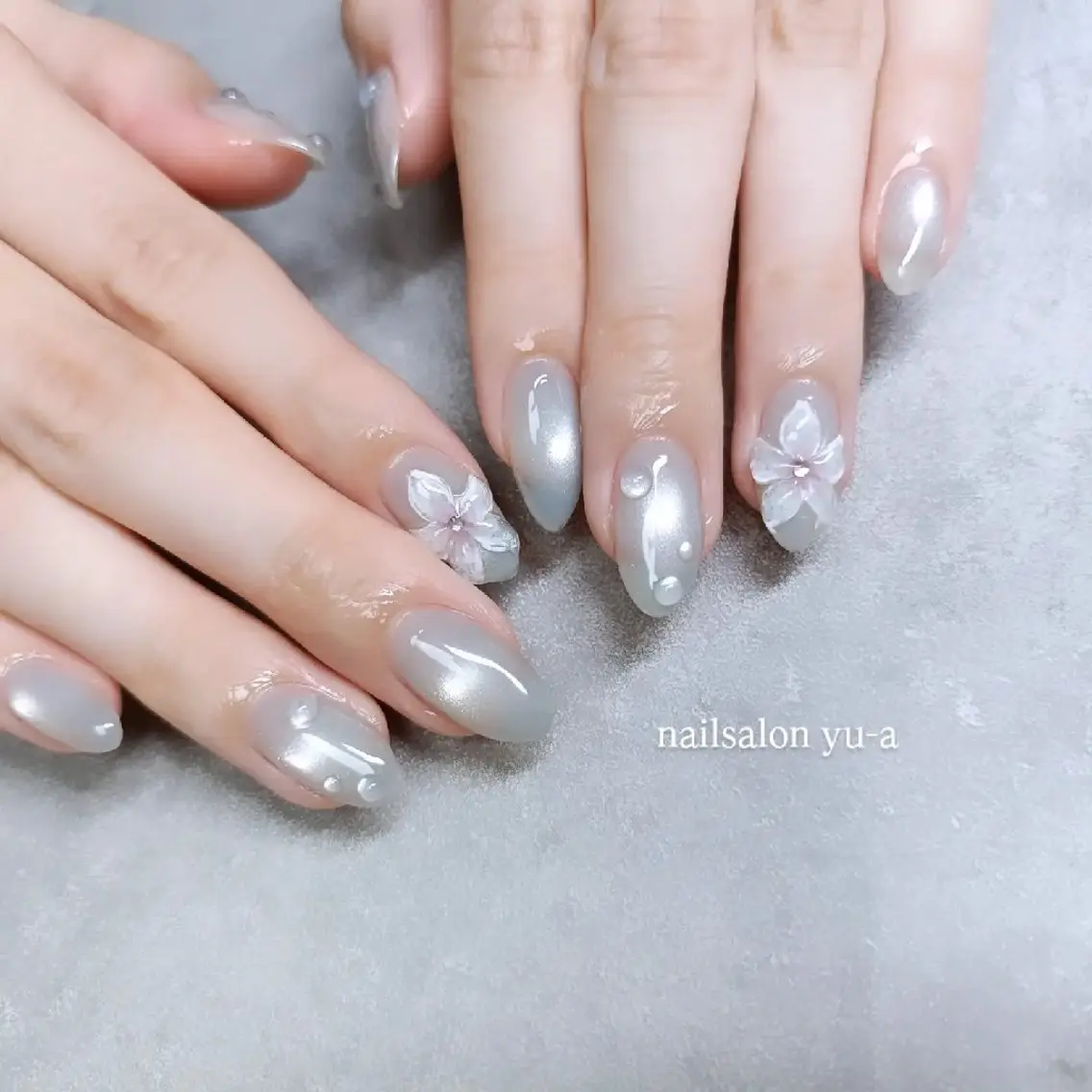 ネイル ハンドネイル yu-a  スカルプ ネイルのネイルデザイン