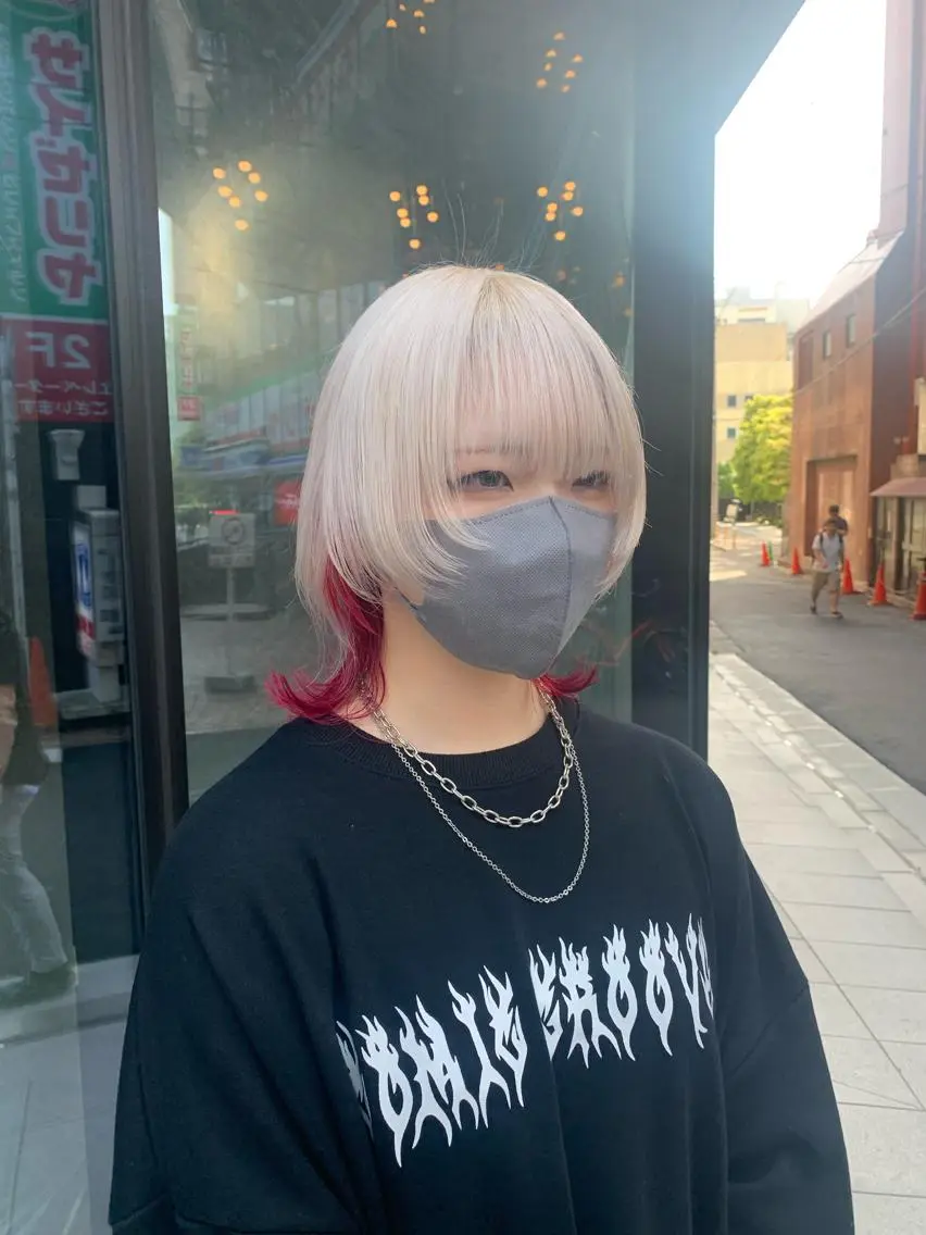 💫ブリーチ1番人気クーポン💫🌝エフェクトブリーチ+オンカラー+2stepトリートメントの写真